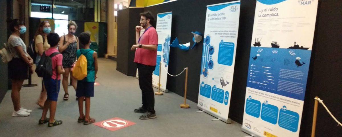 Exposición Ruido Submarino en el Museo de la Ciencia y el Agua