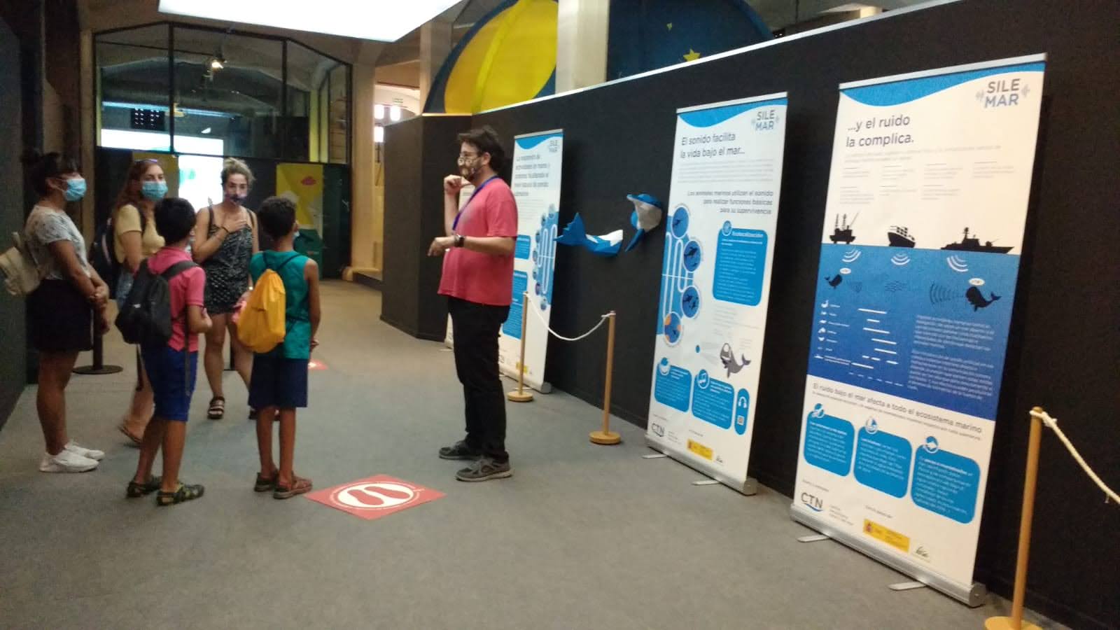 Exposición Ruido Submarino en el Museo de la Ciencia y el Agua