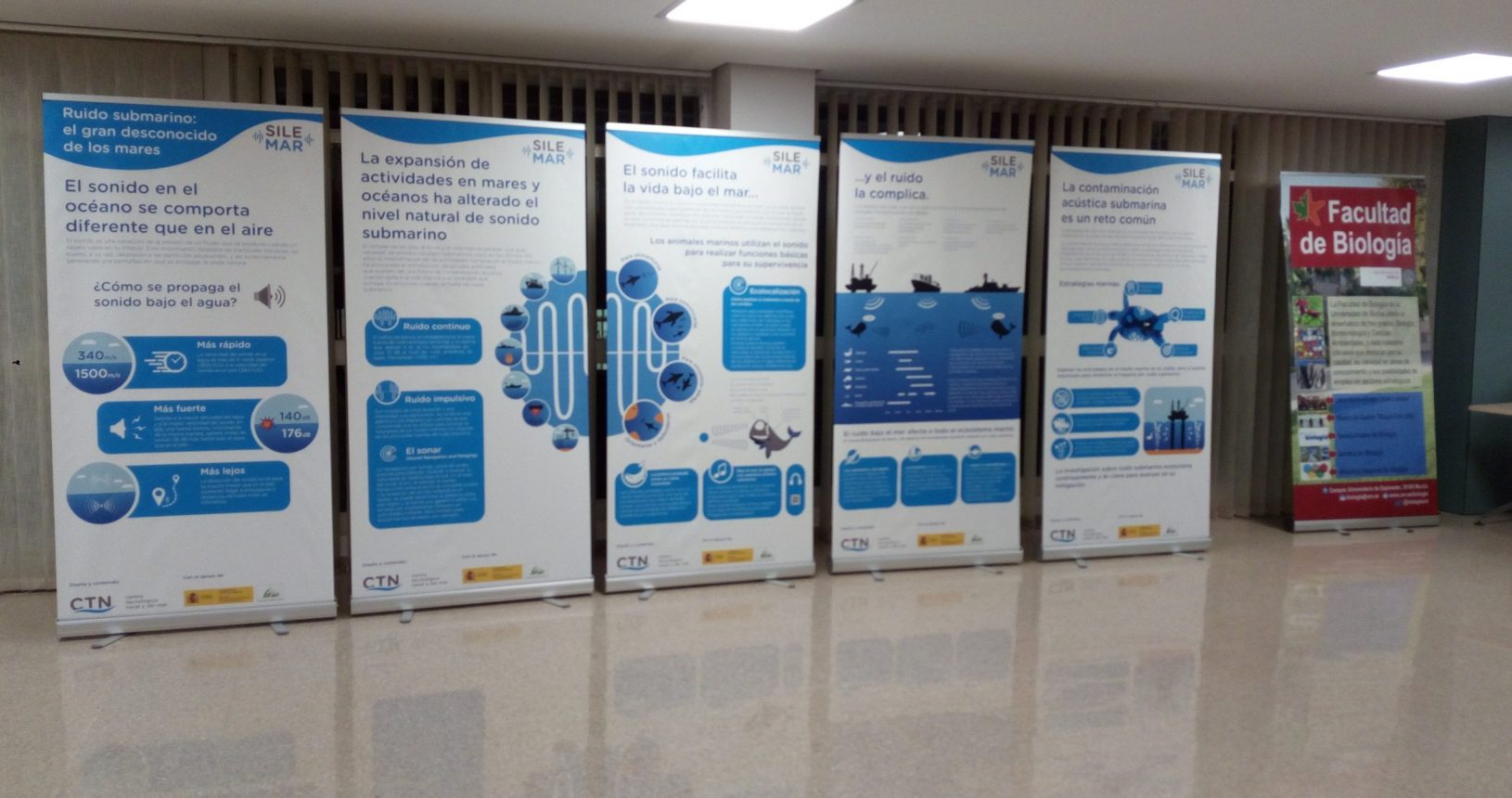 Exposición SILEMAR - Facultad de Biología (UMU)